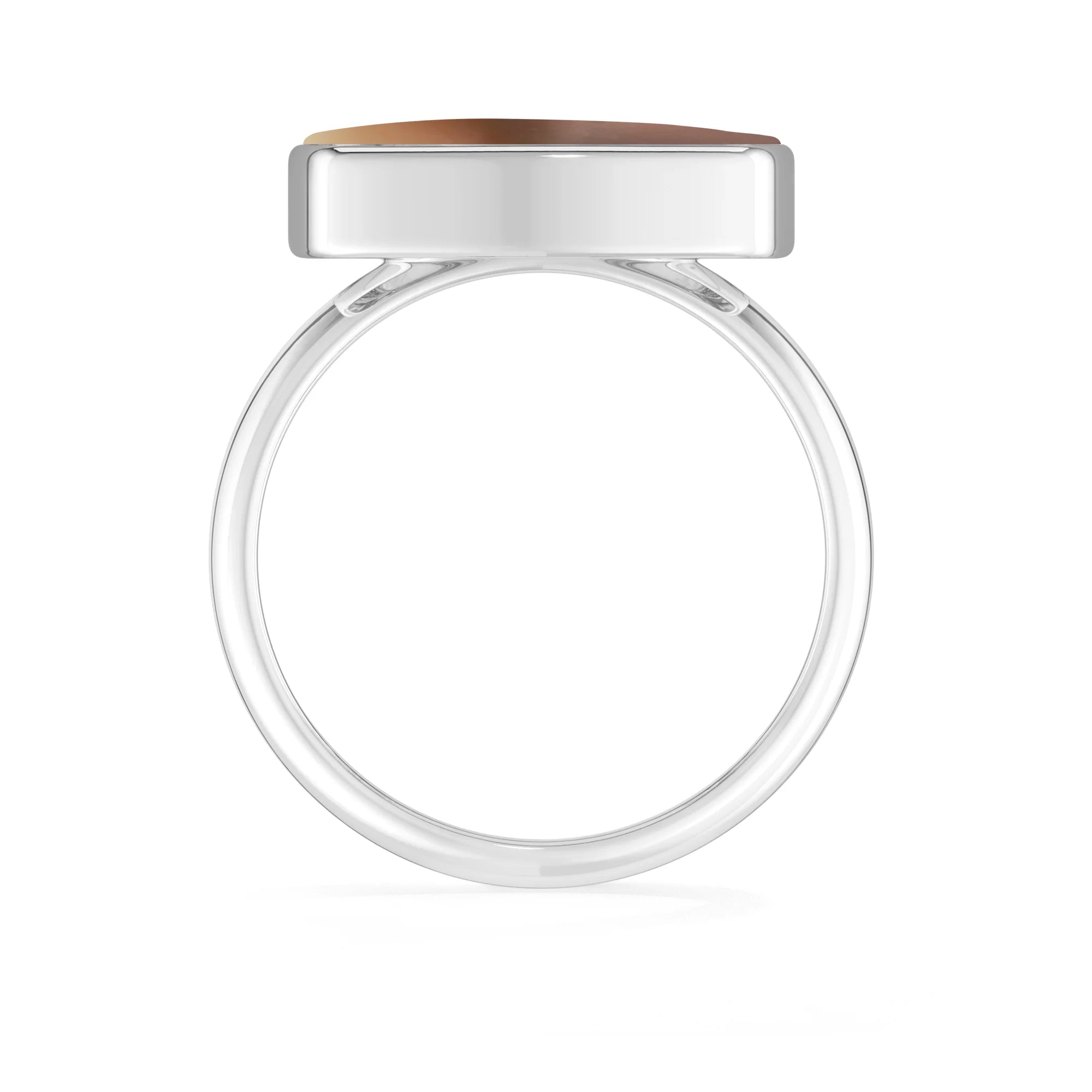imperial-jasper bezel-set ring