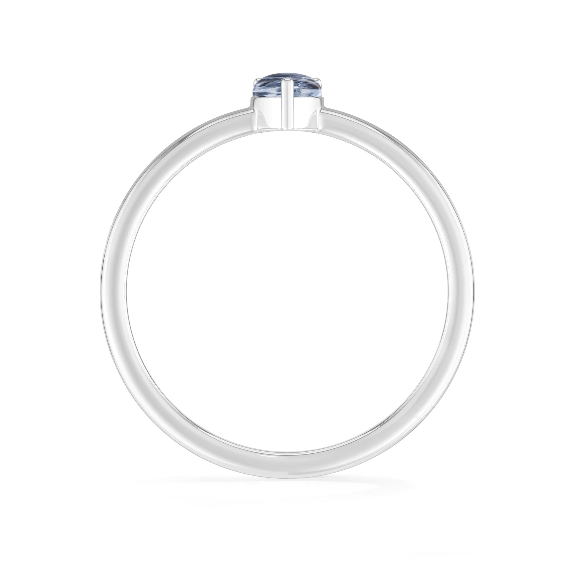 pietersite stackable prong-set ring