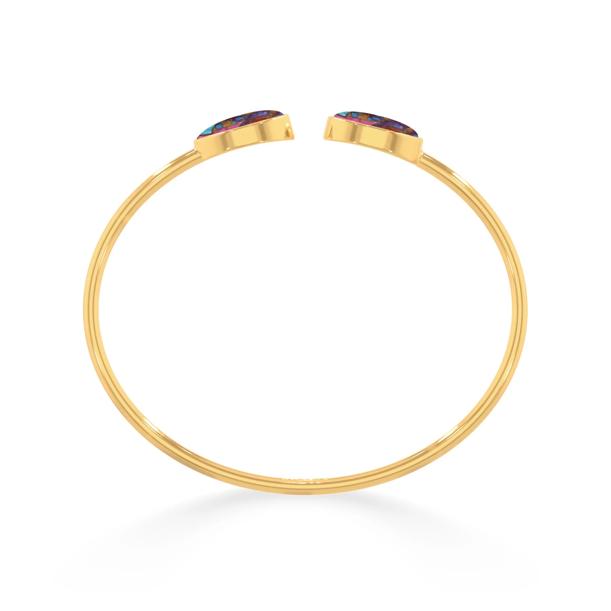 pink spiny oyster cab bracelet
