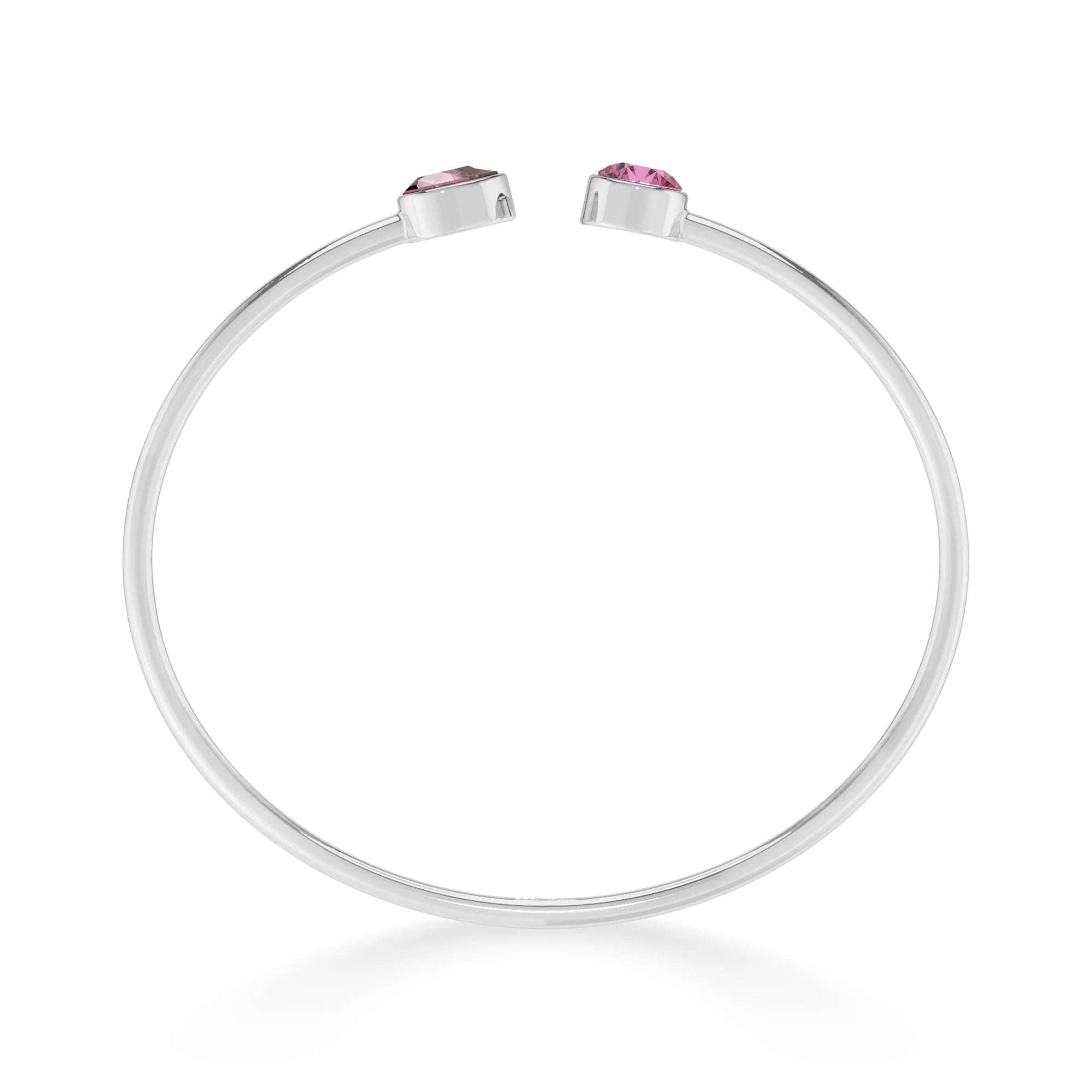 pink tourmaline cut bracelet