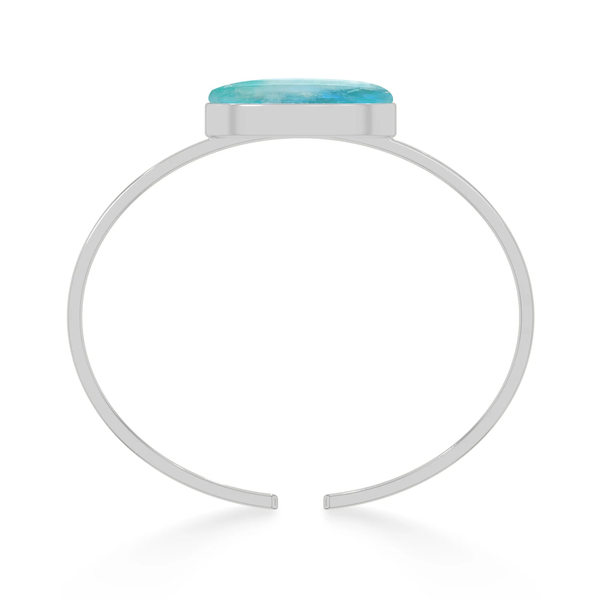 green moonstone rough bracelet