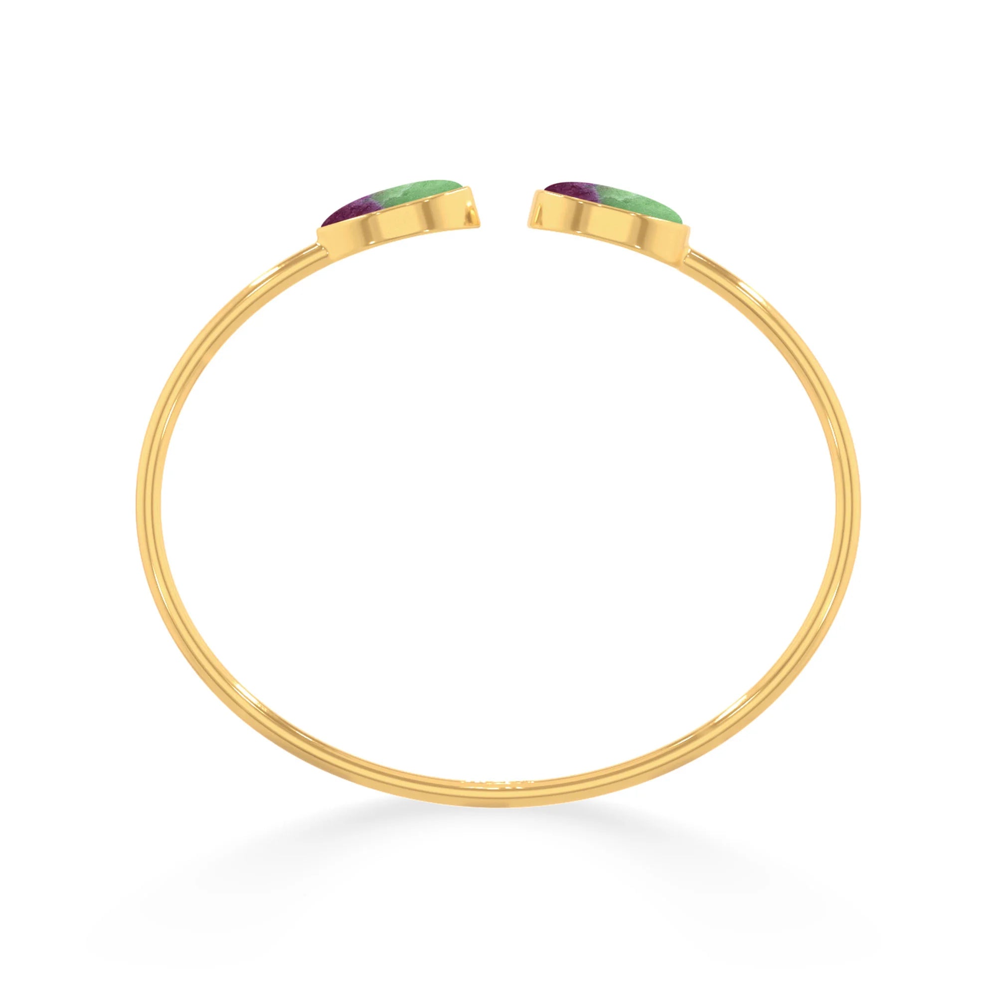 ruby zoisite cab bracelet