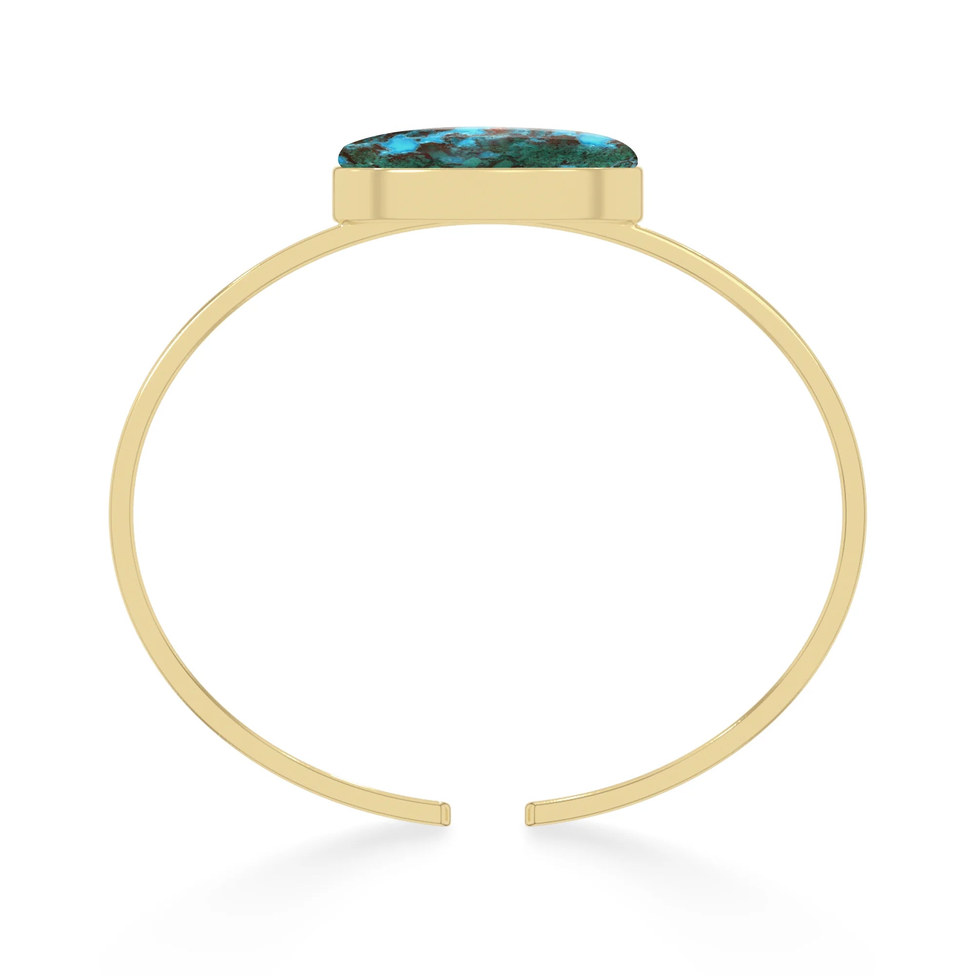 chrysocolla rough bracelet