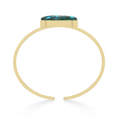 chrysocolla rough bracelet