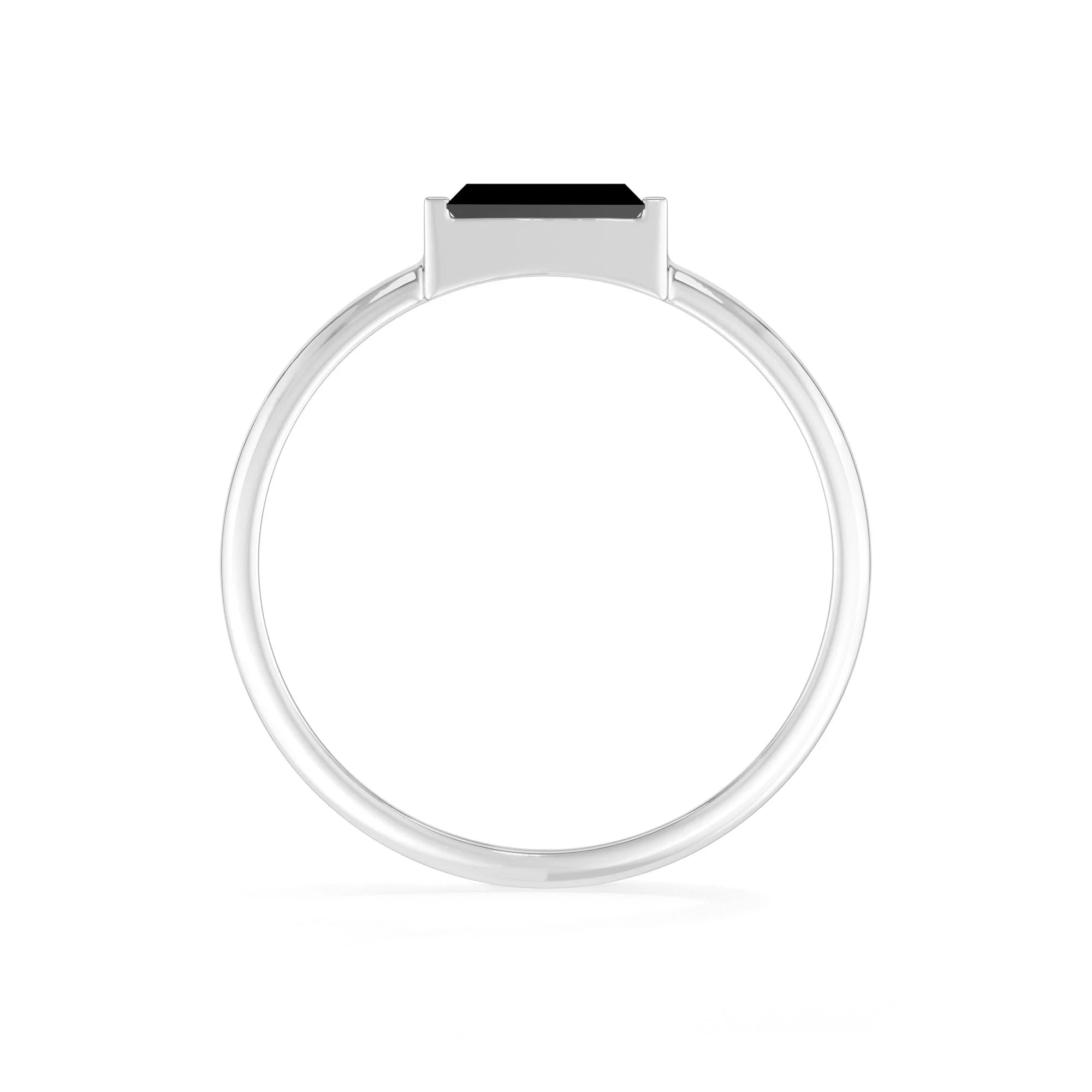 black onyx bezel-set ring