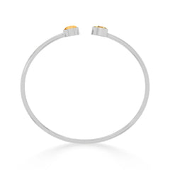 citrine cut bracelet