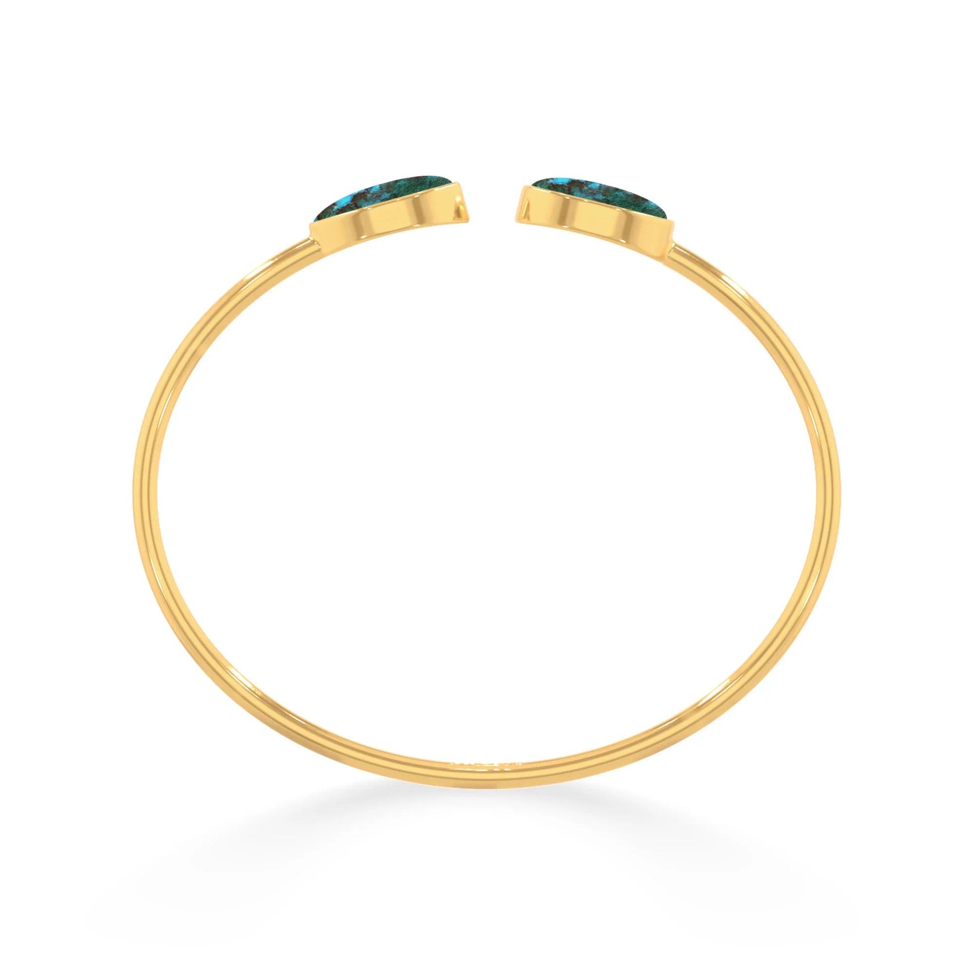 chrysocolla cab bracelet