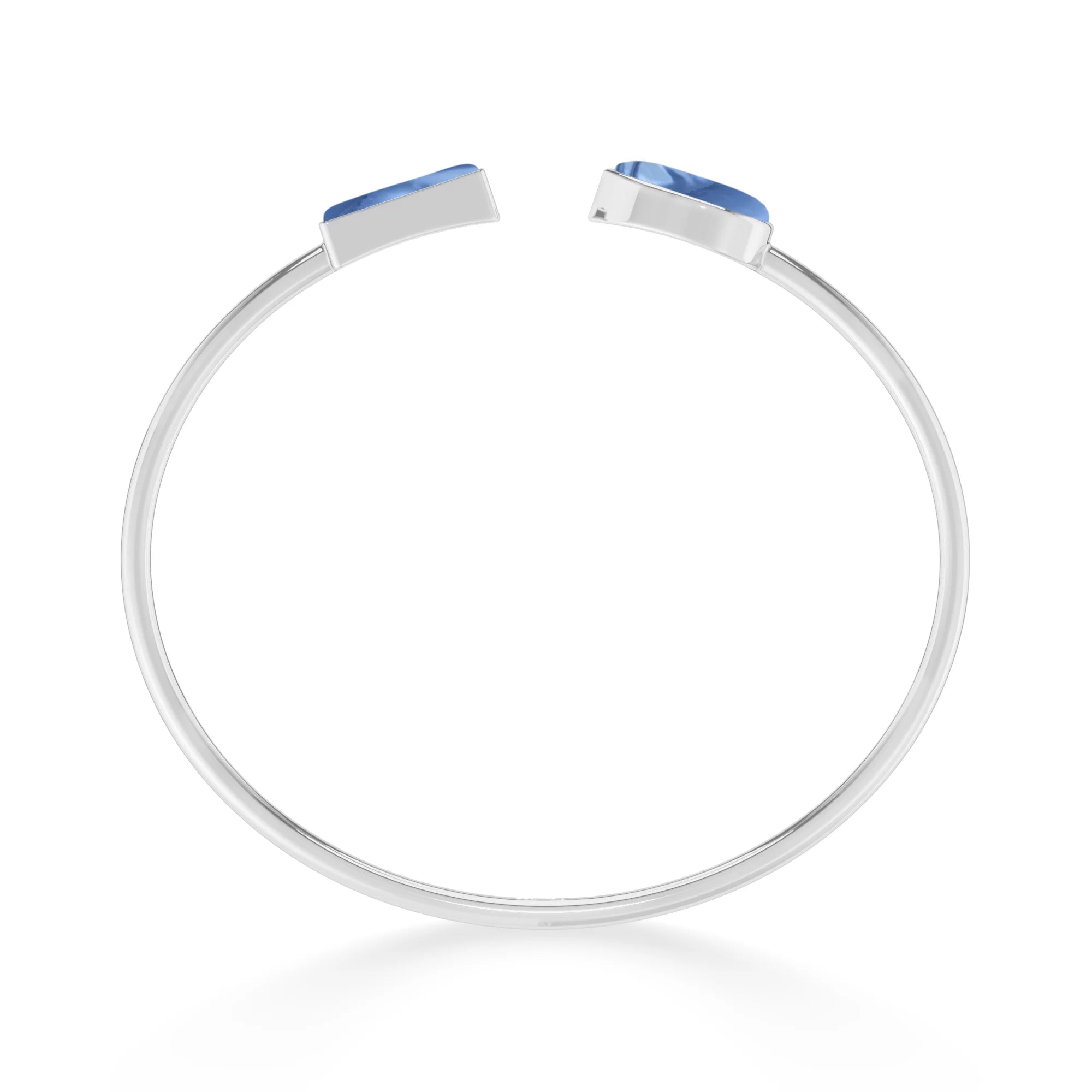 blue opal cab bracelet