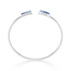 blue opal cab bracelet