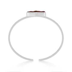 garnet rough bracelet