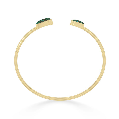 chrysocolla twister bracelet
