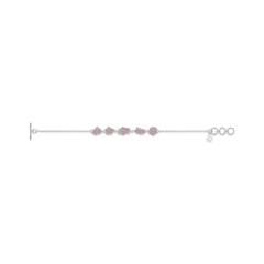morganite rough bracelet