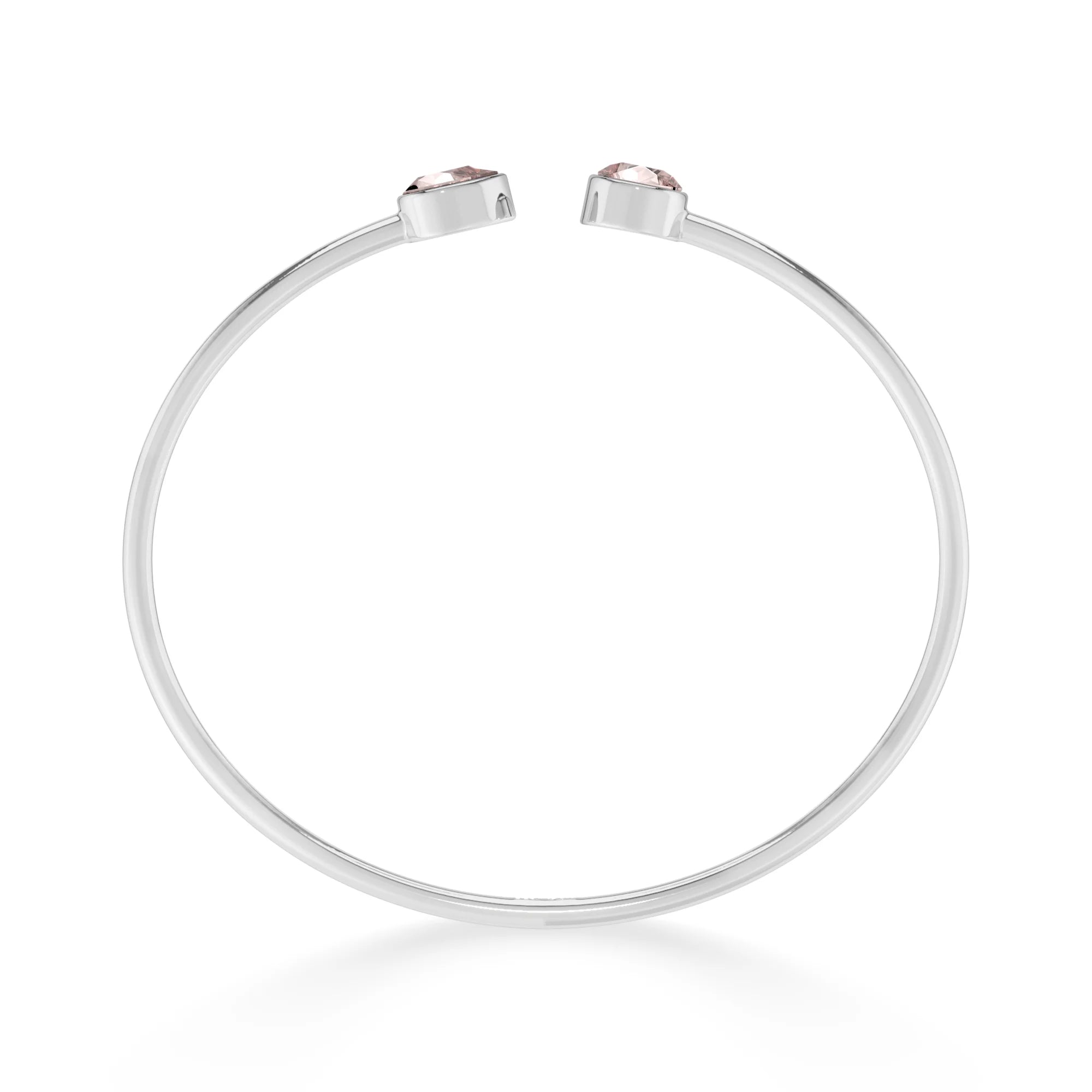 rose quartz cut bracelet