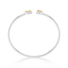 citrine cut bracelet