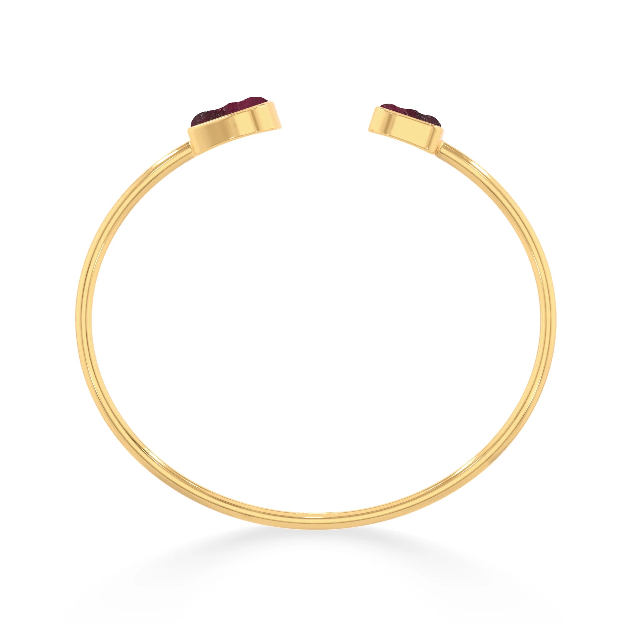 rhodolite garnet twister bracelet