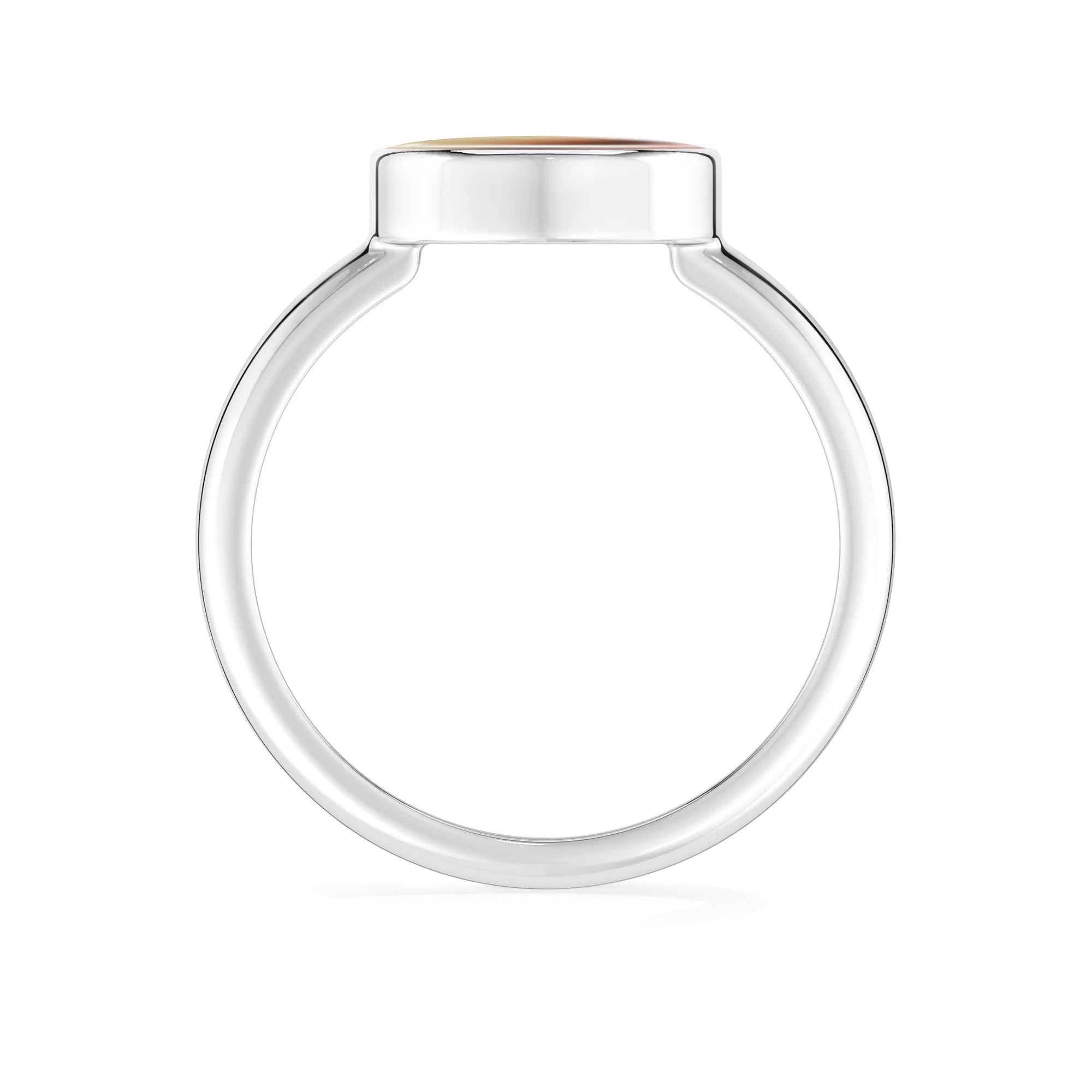 imperial-jasper bezel-set ring