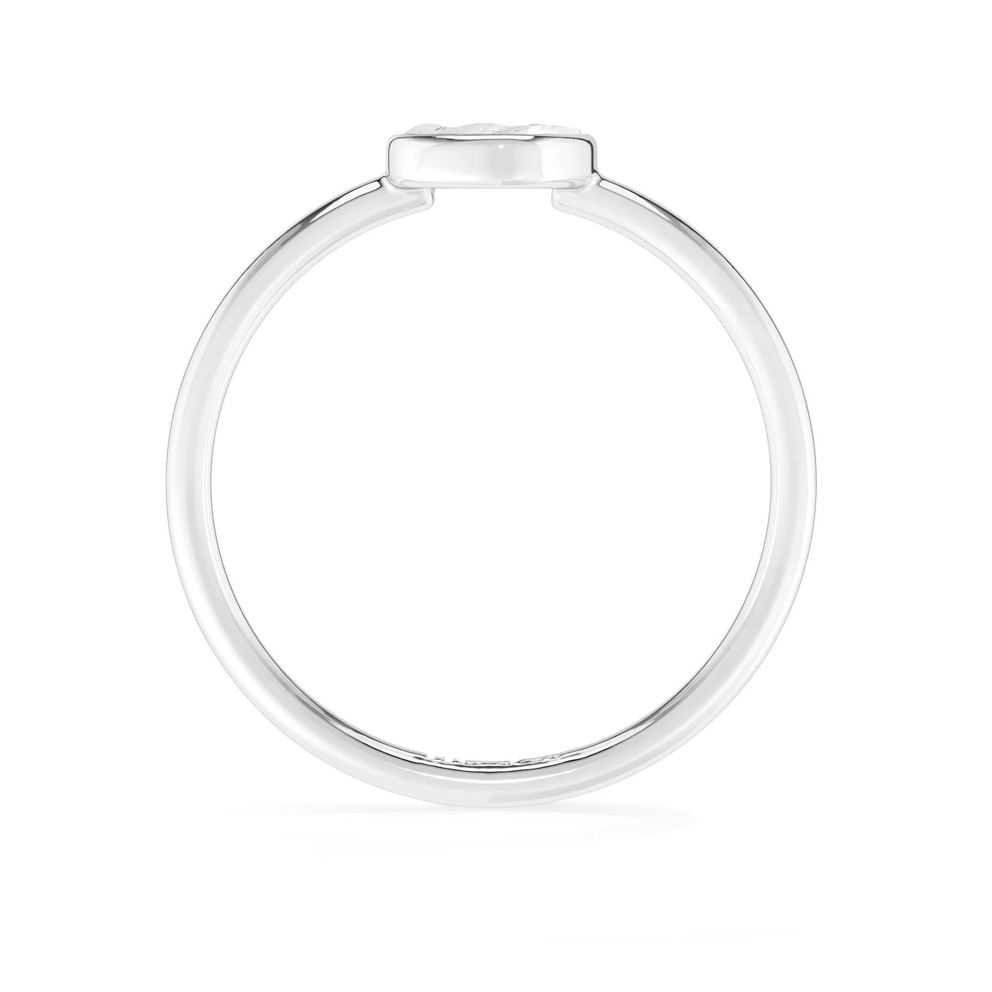 herkimer stackable bezel-set ring