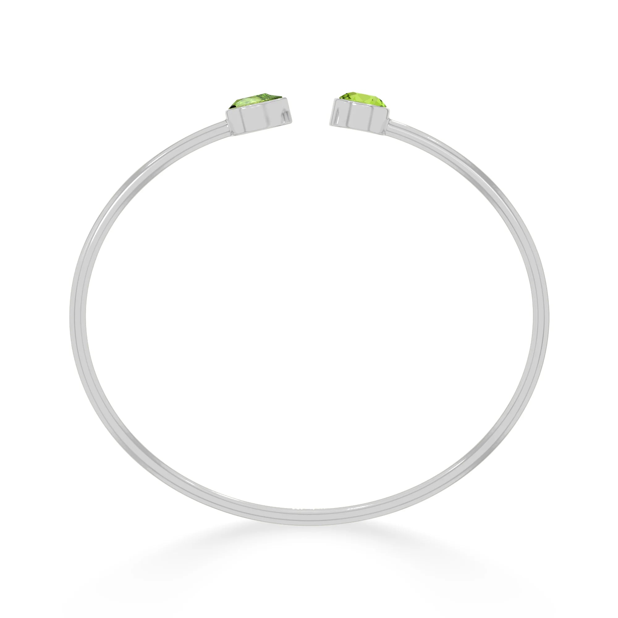 peridot cut bracelet
