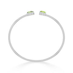 peridot cut bracelet