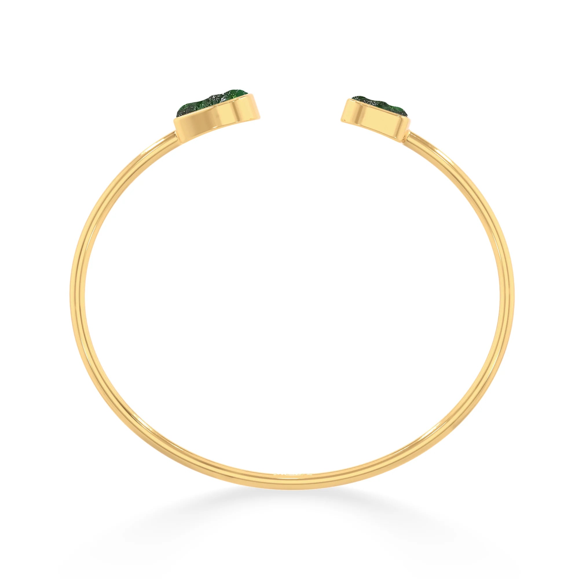 emerald twister bracelet