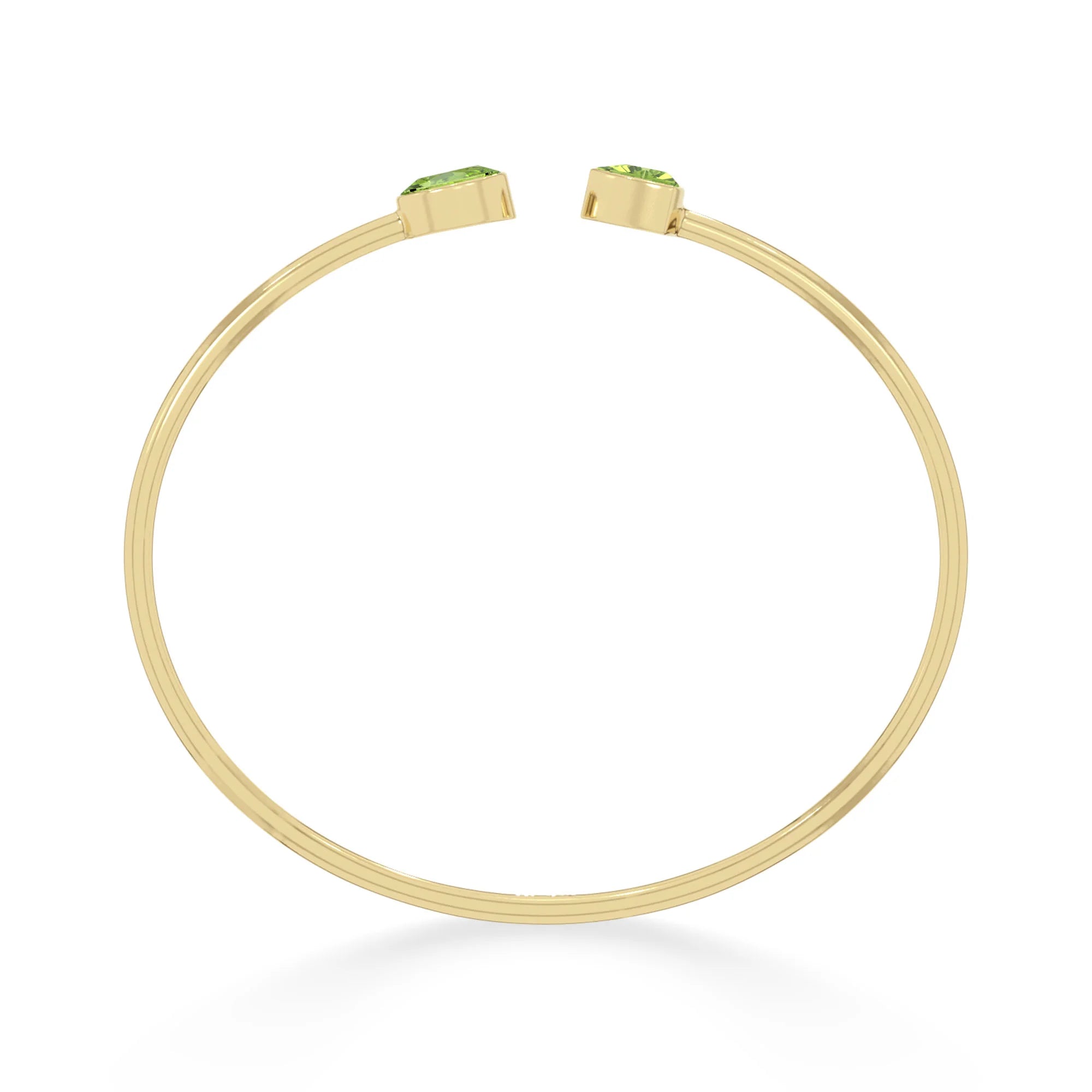 peridot cut bracelet