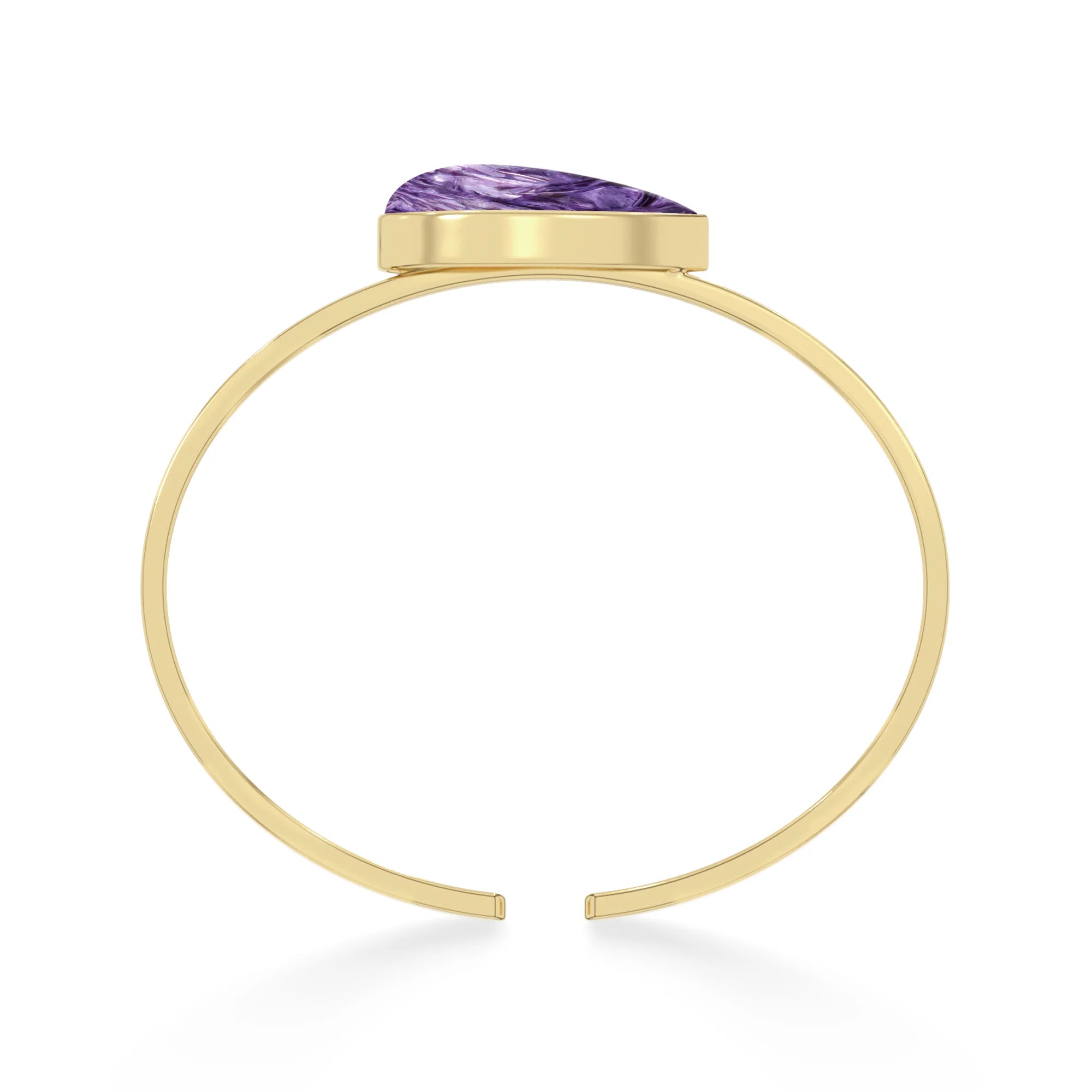 charoite rough bracelet