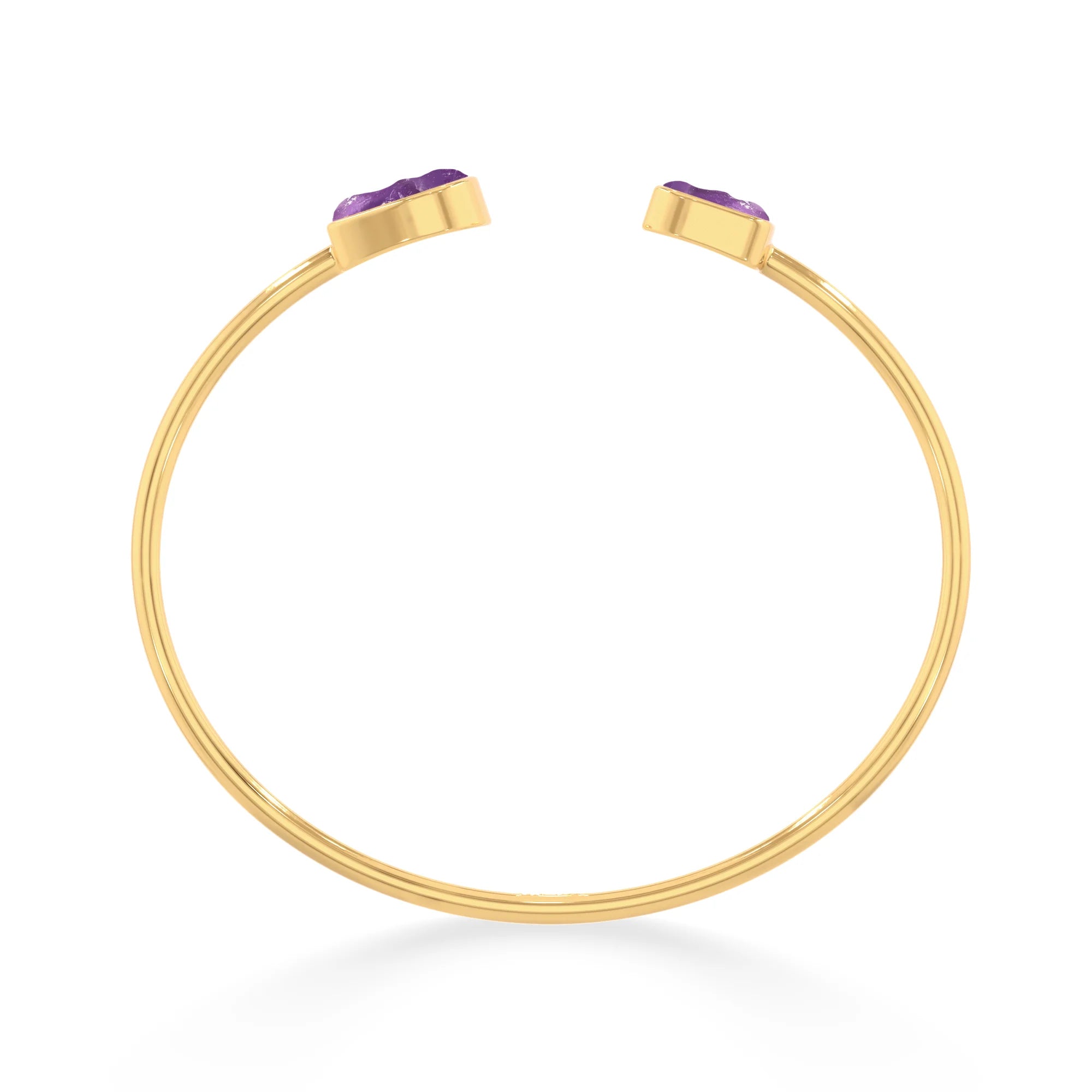amethyst twister bracelet