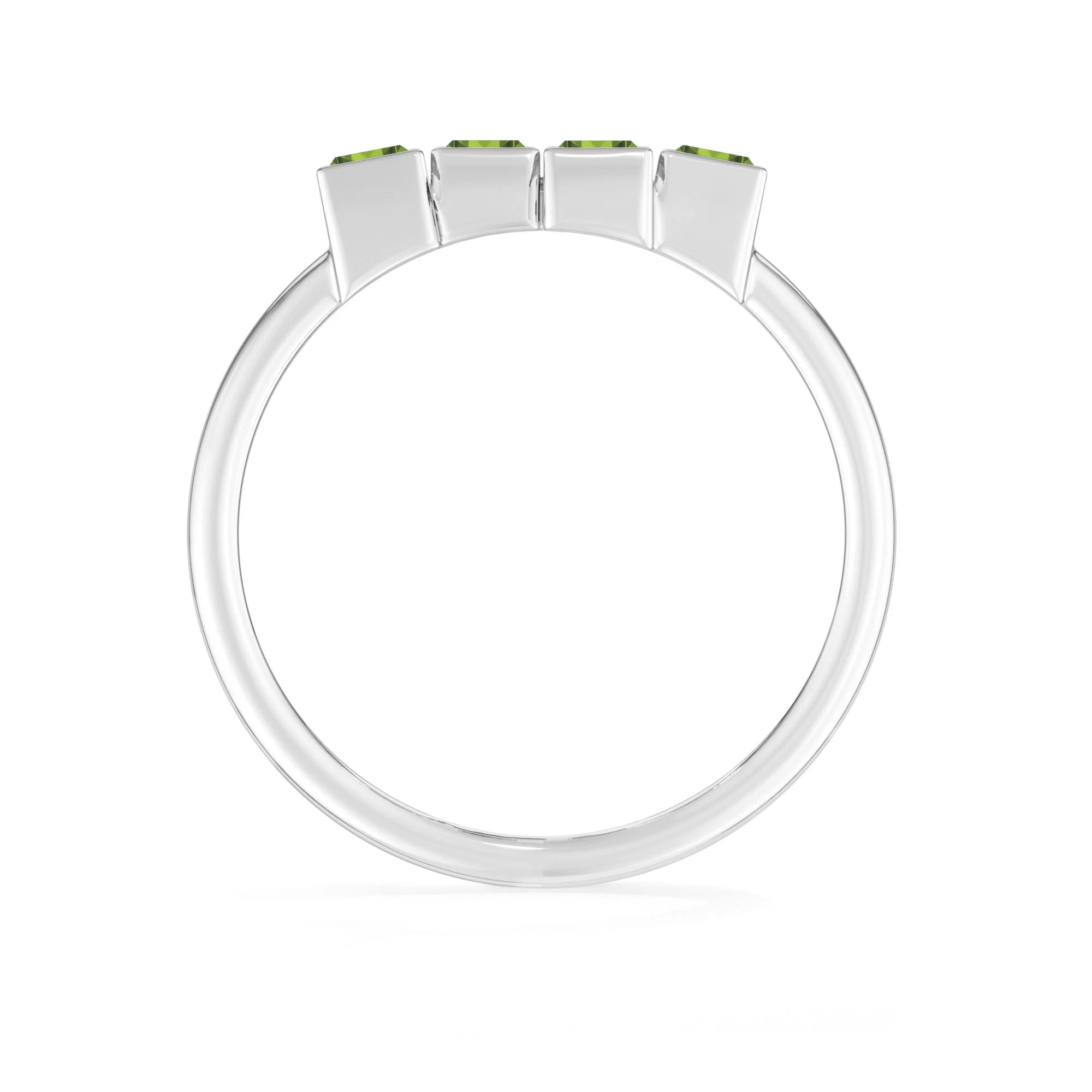 natural peridot ring