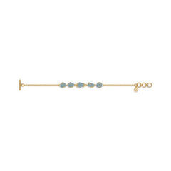 aquamarine rough bracelet
