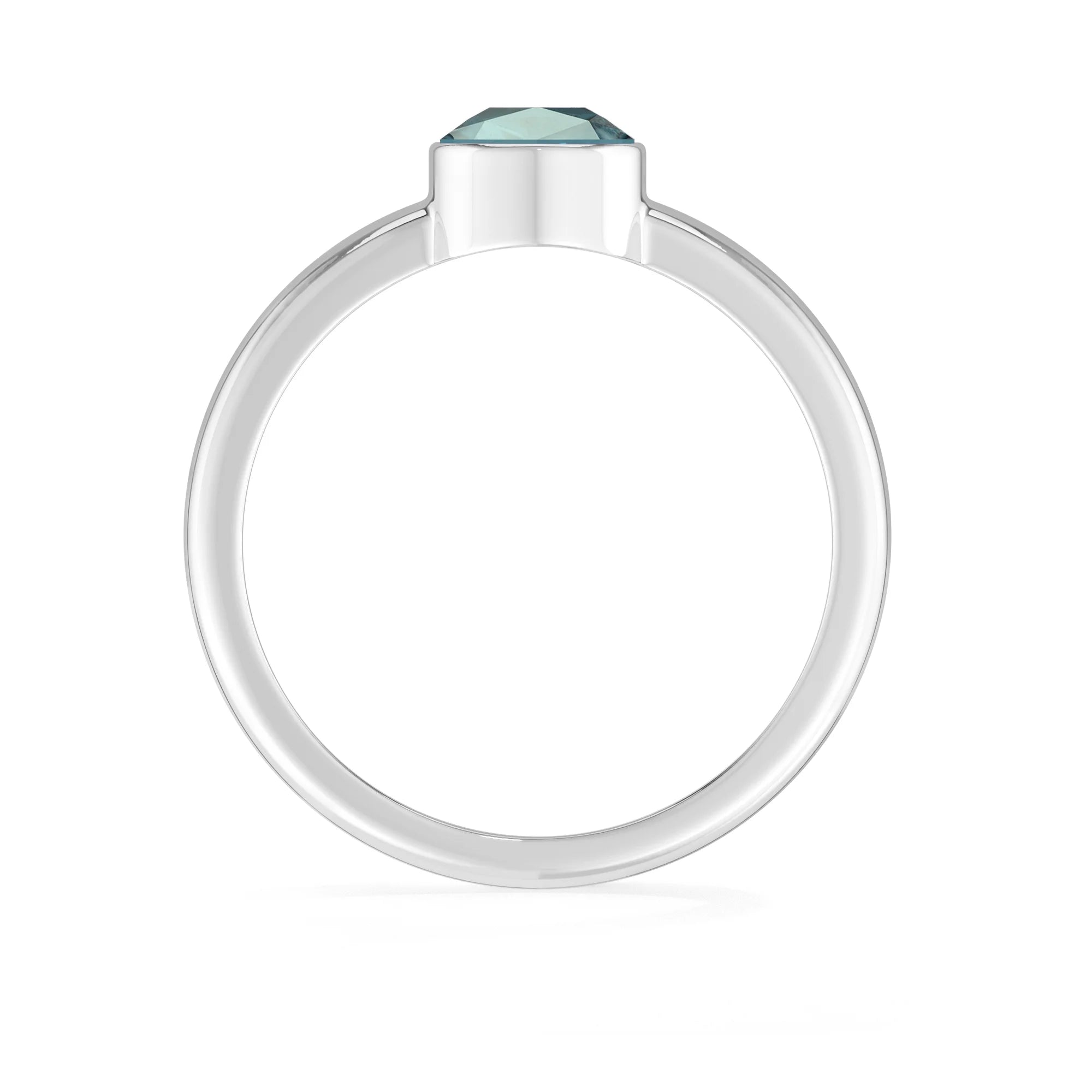 london-blue-topaz bezel-set ring