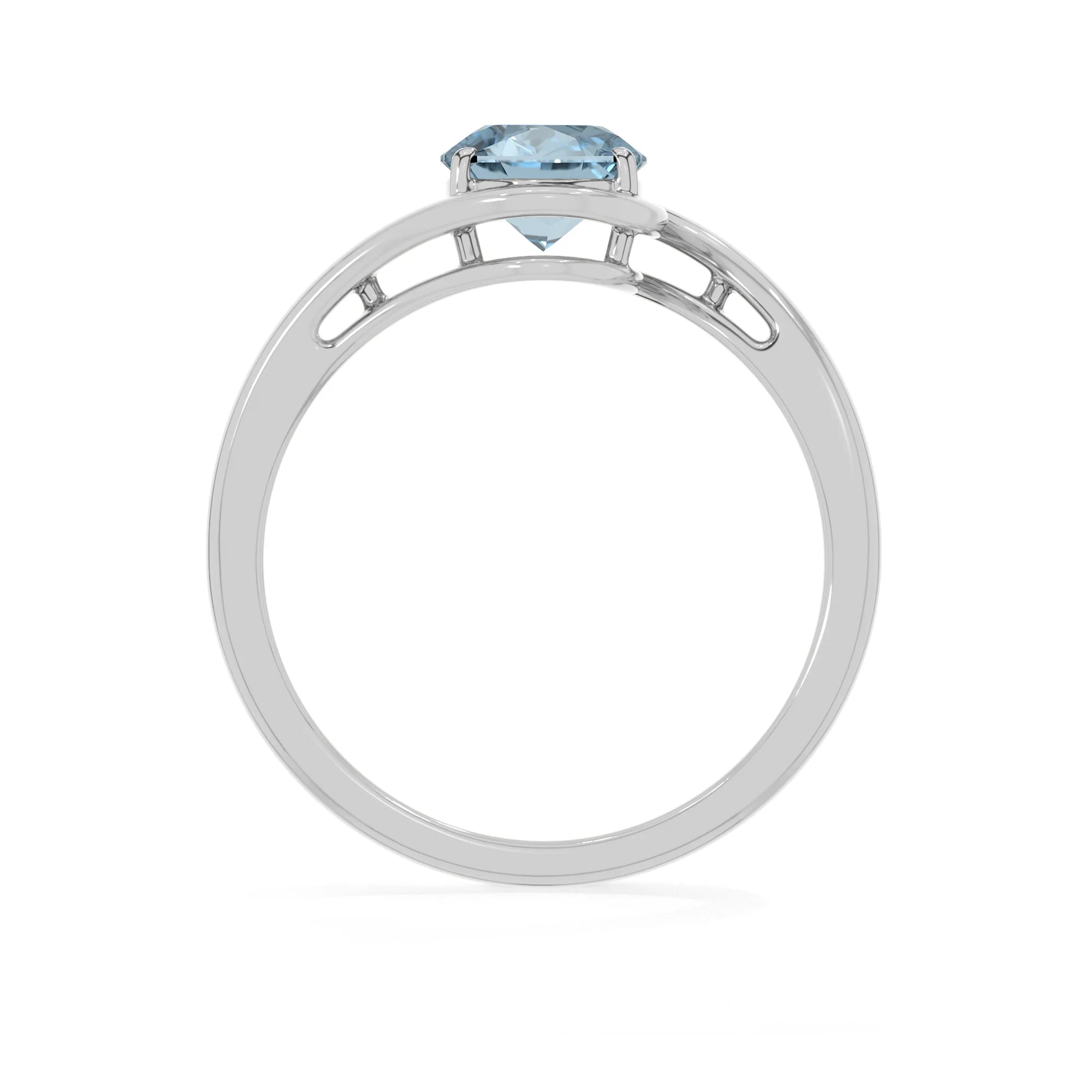 sky blue topaz bezel-set ring