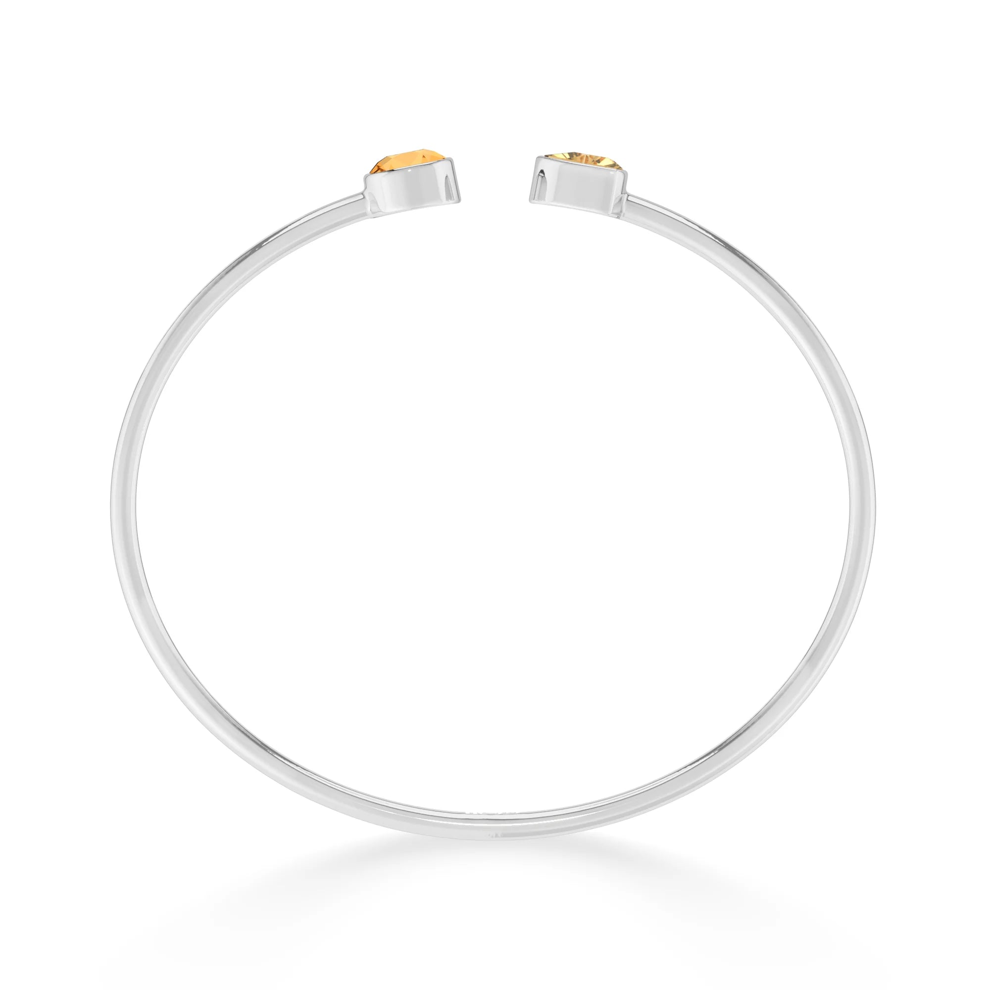 citrine cut bracelet