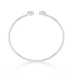 citrine cut bracelet