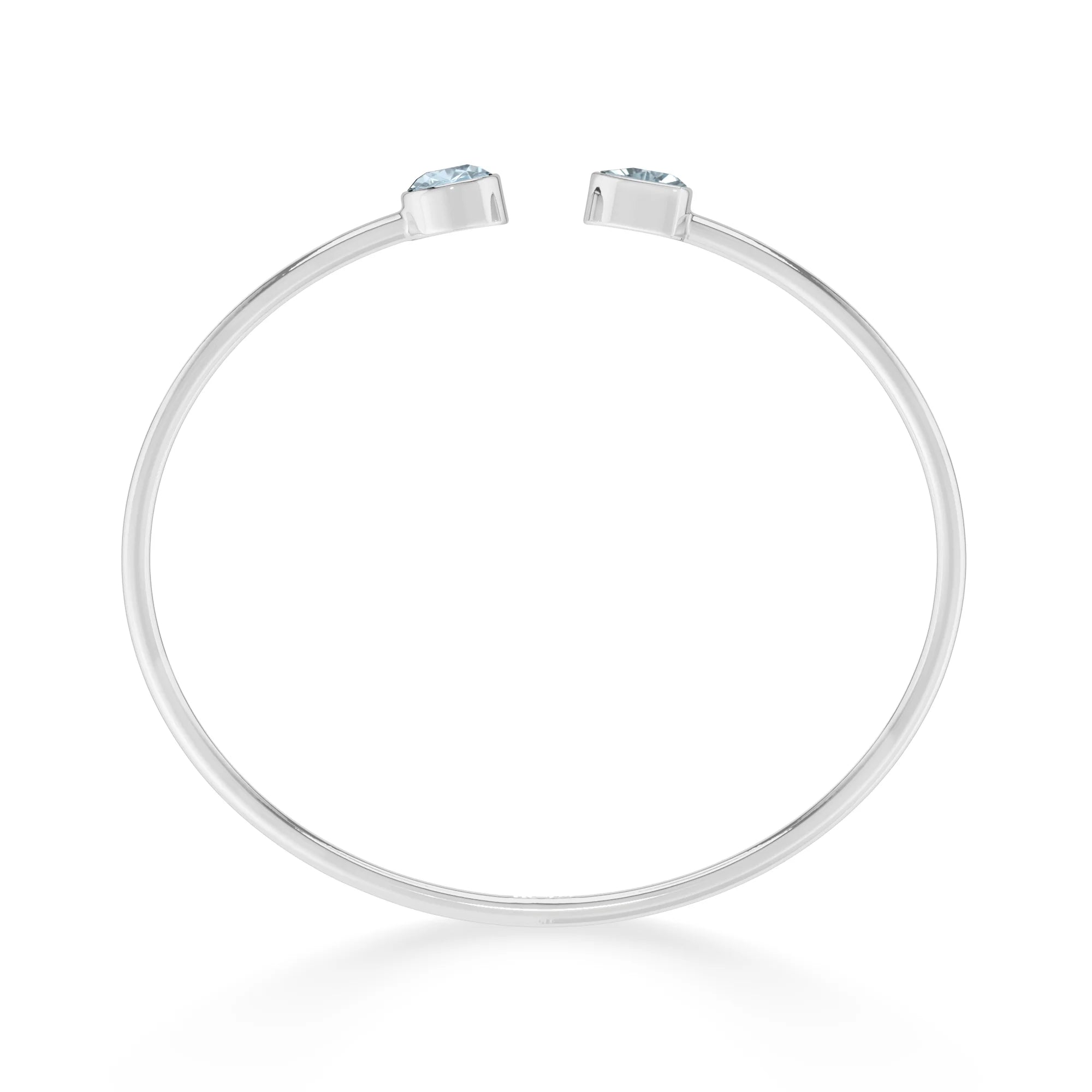 aquamarine cut bracelet