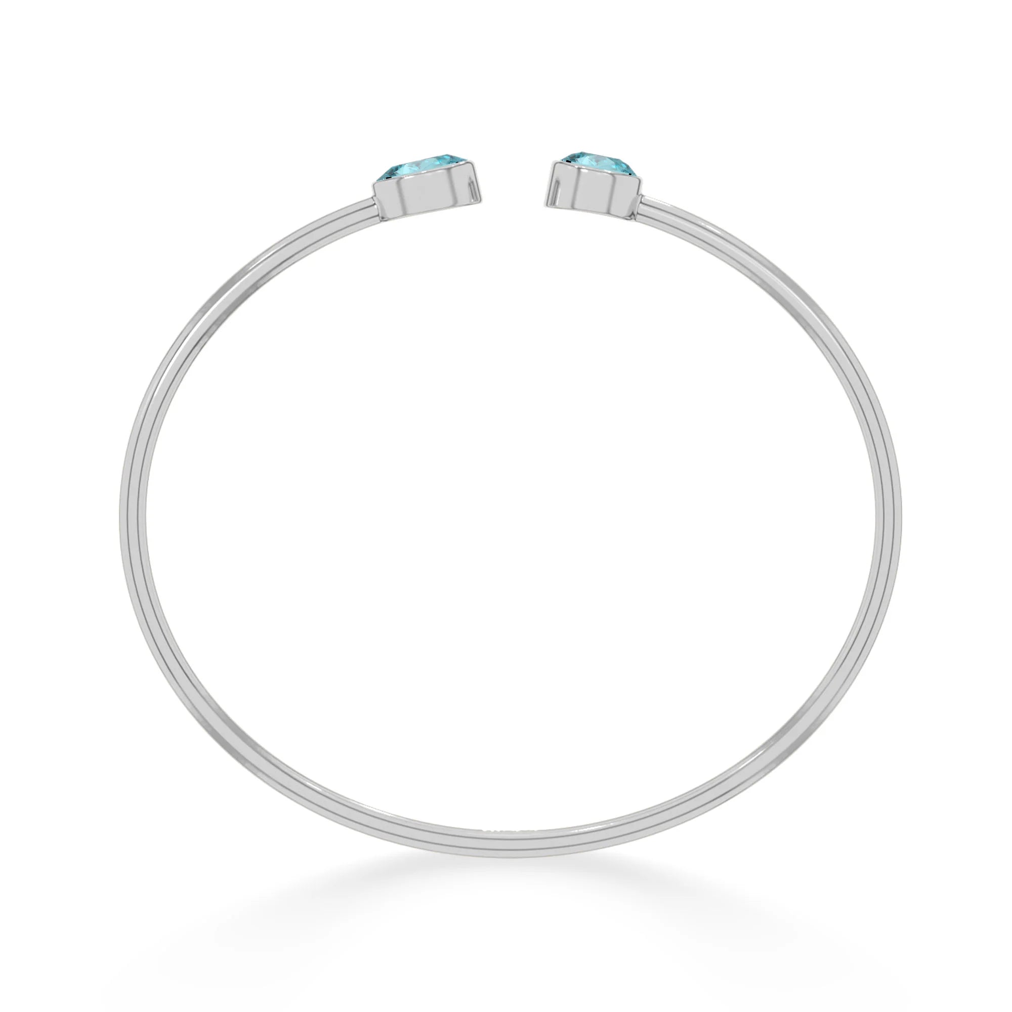 paraiba apatite cut bracelet