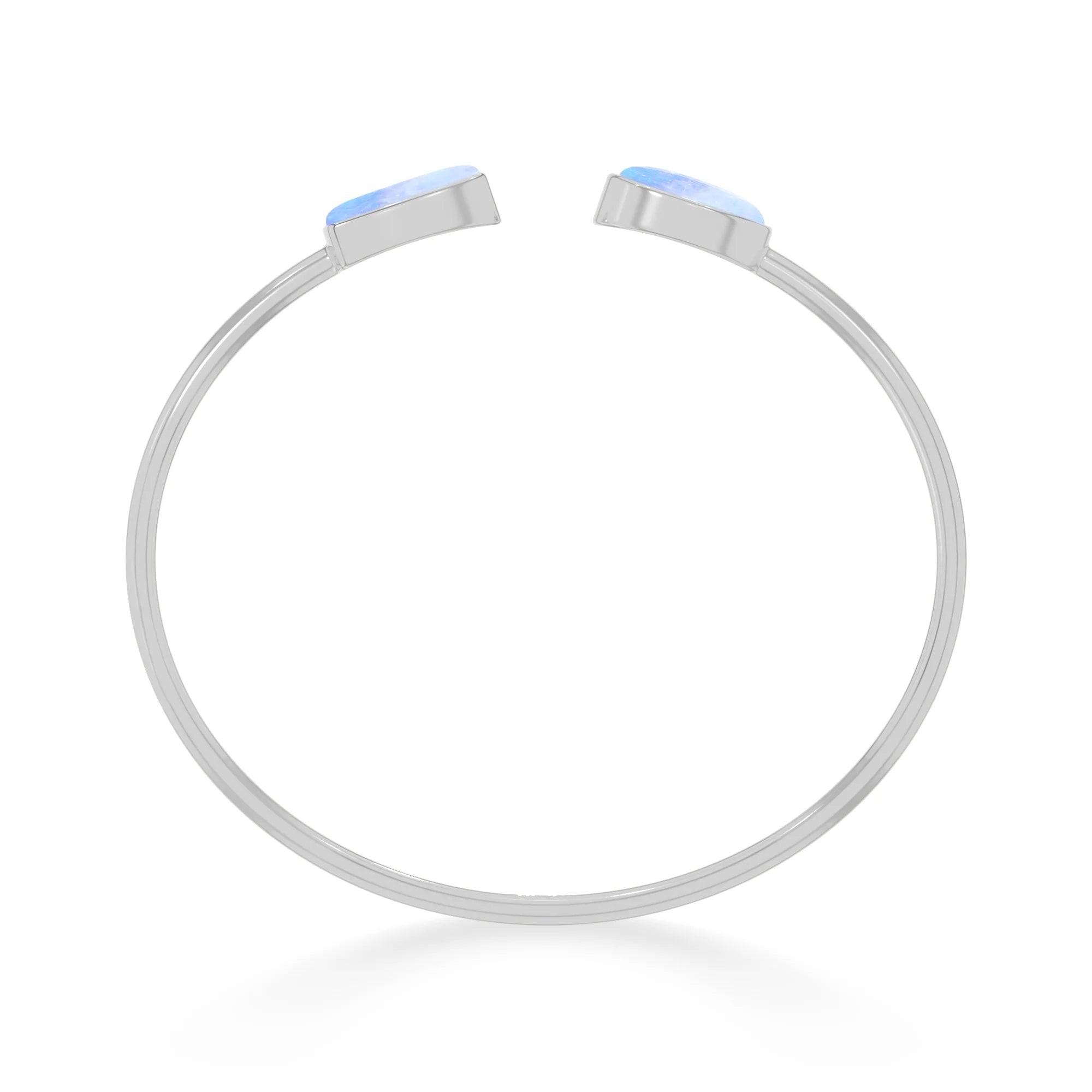 purple moonstone cab bracelet