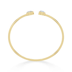 rainbow moonstone cut bracelet