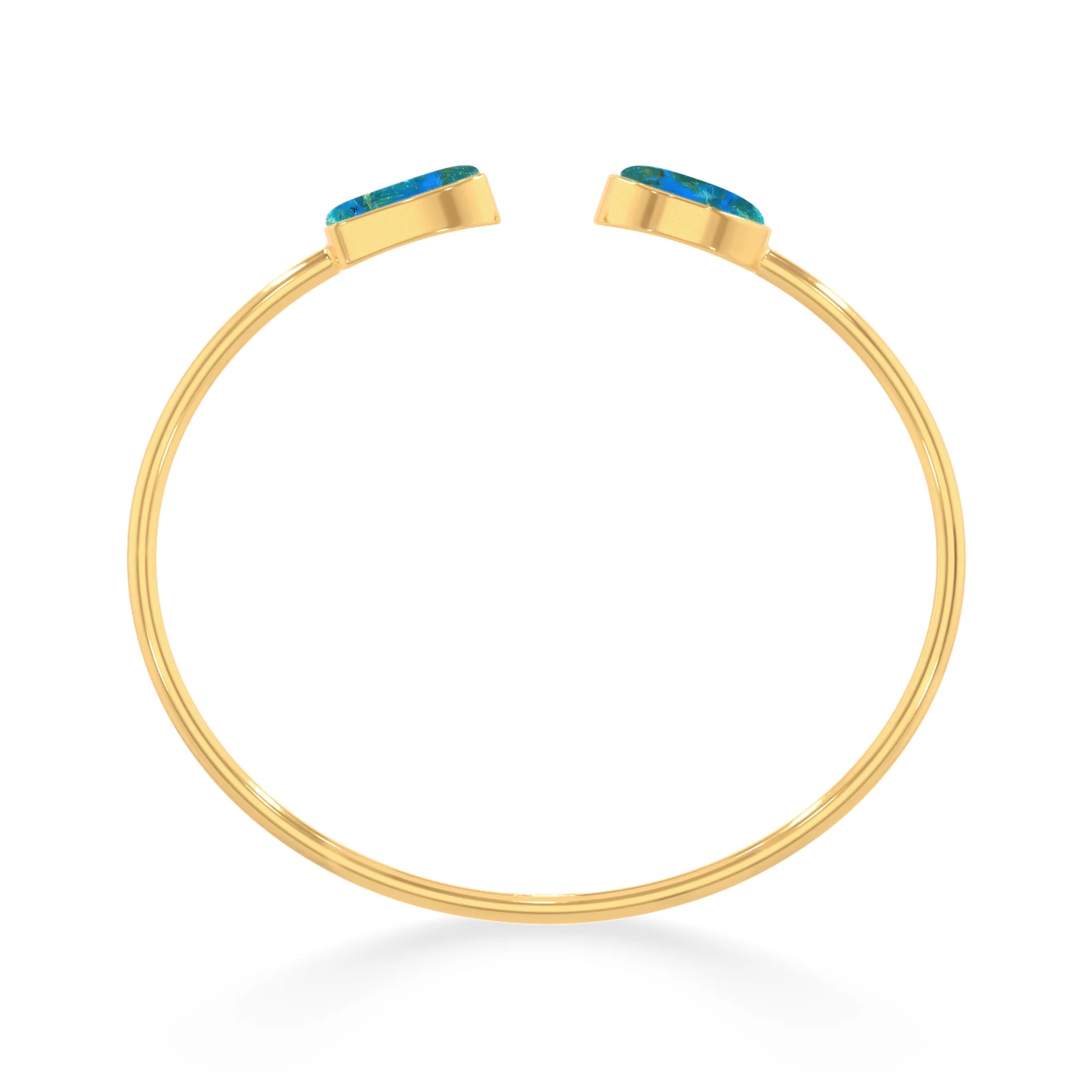 peruvian opal cab bracelet