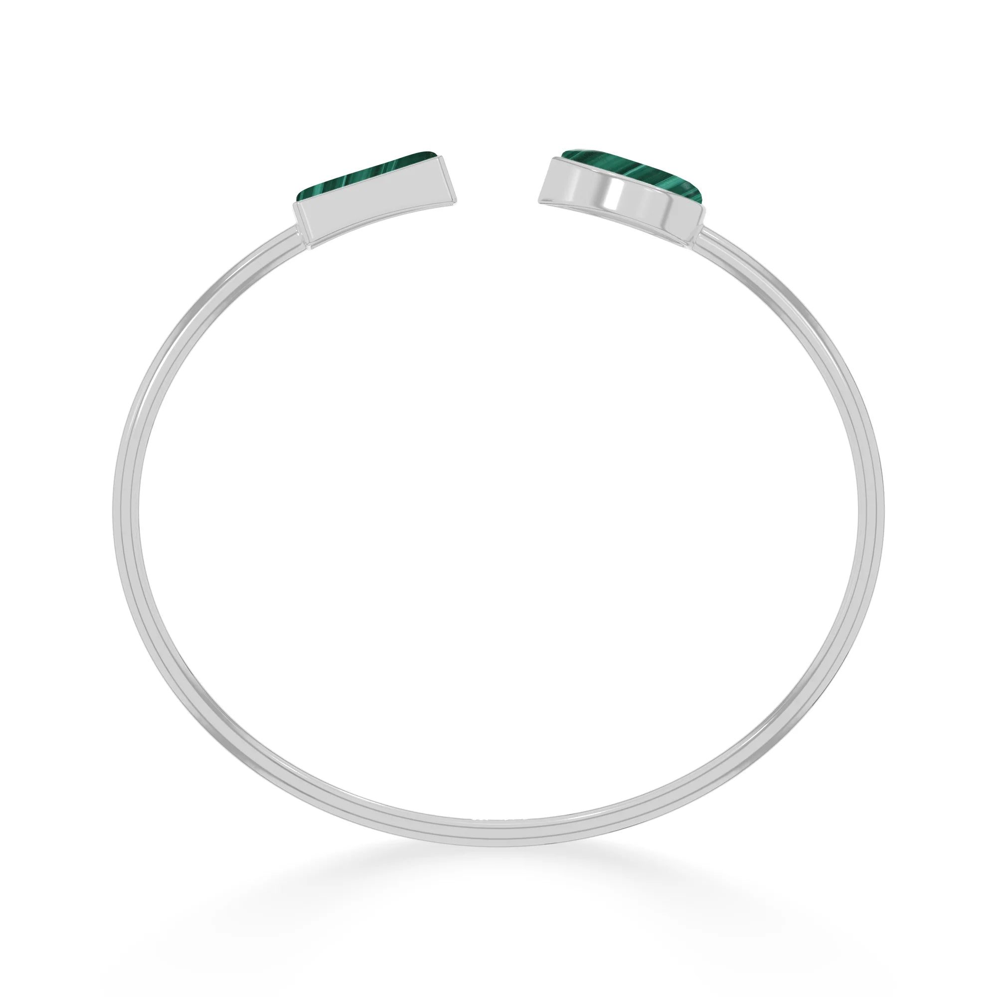 malachite cab bracelet