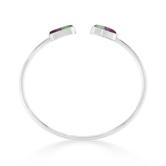 ruby zoisite cab bracelet