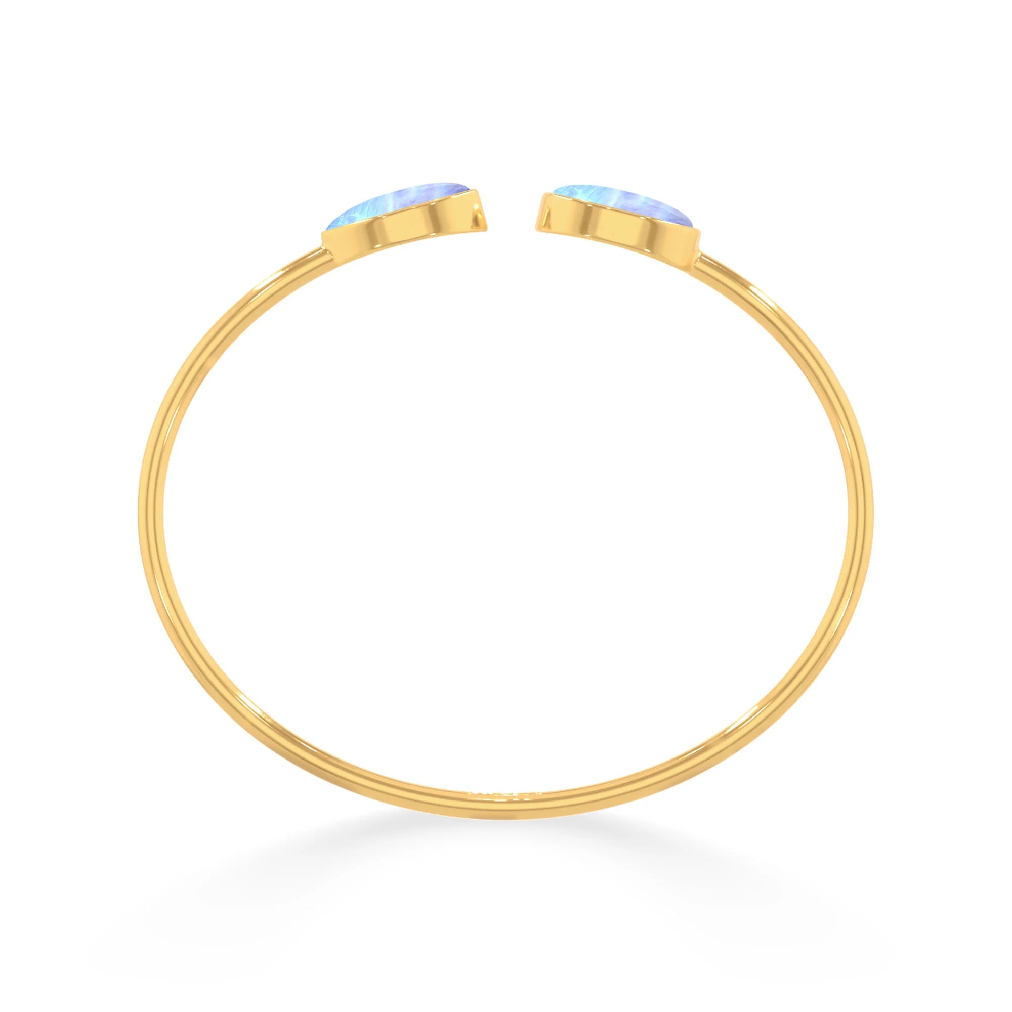 purple moonstone cab bracelet