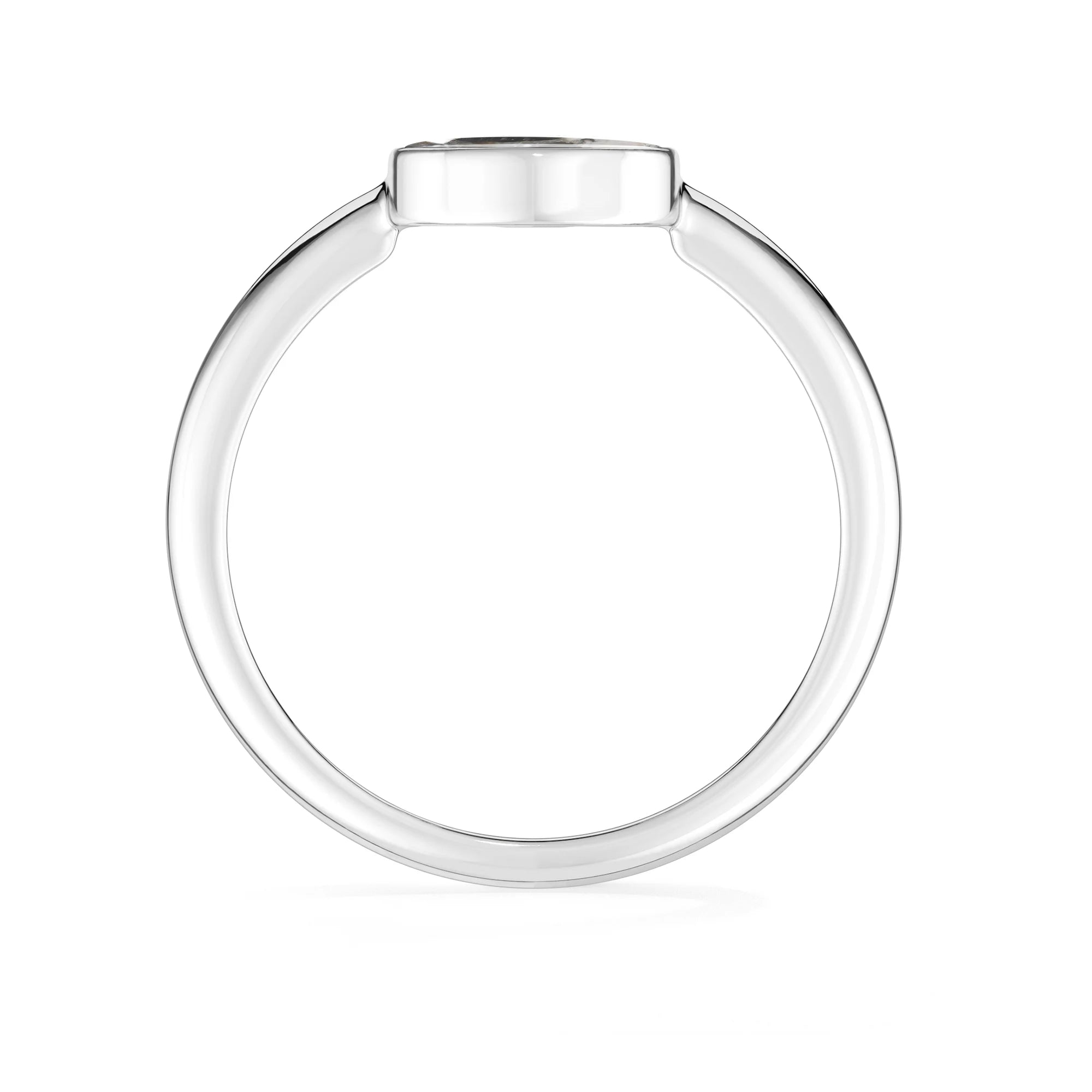white-buffalo bezel-set ring