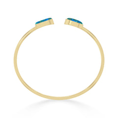 peruvian opal cab bracelet