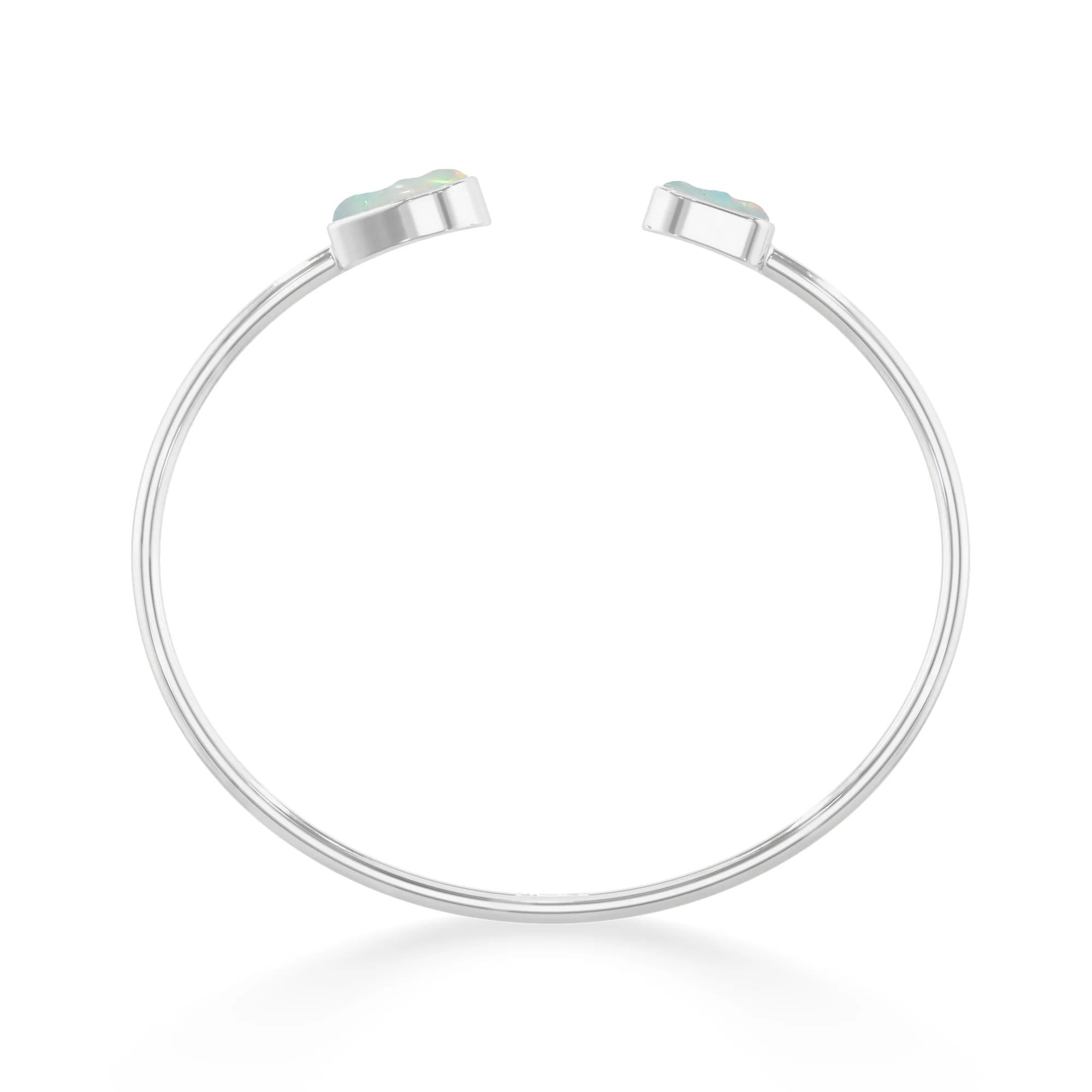 ethiopian opal twister bracelet