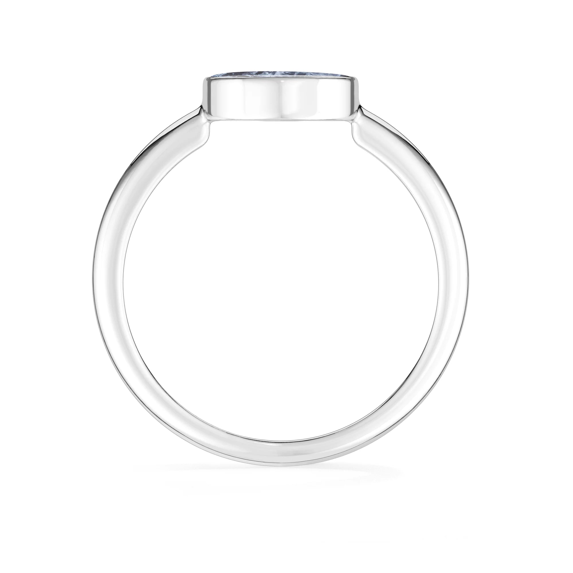 pietersite bezel-set ring
