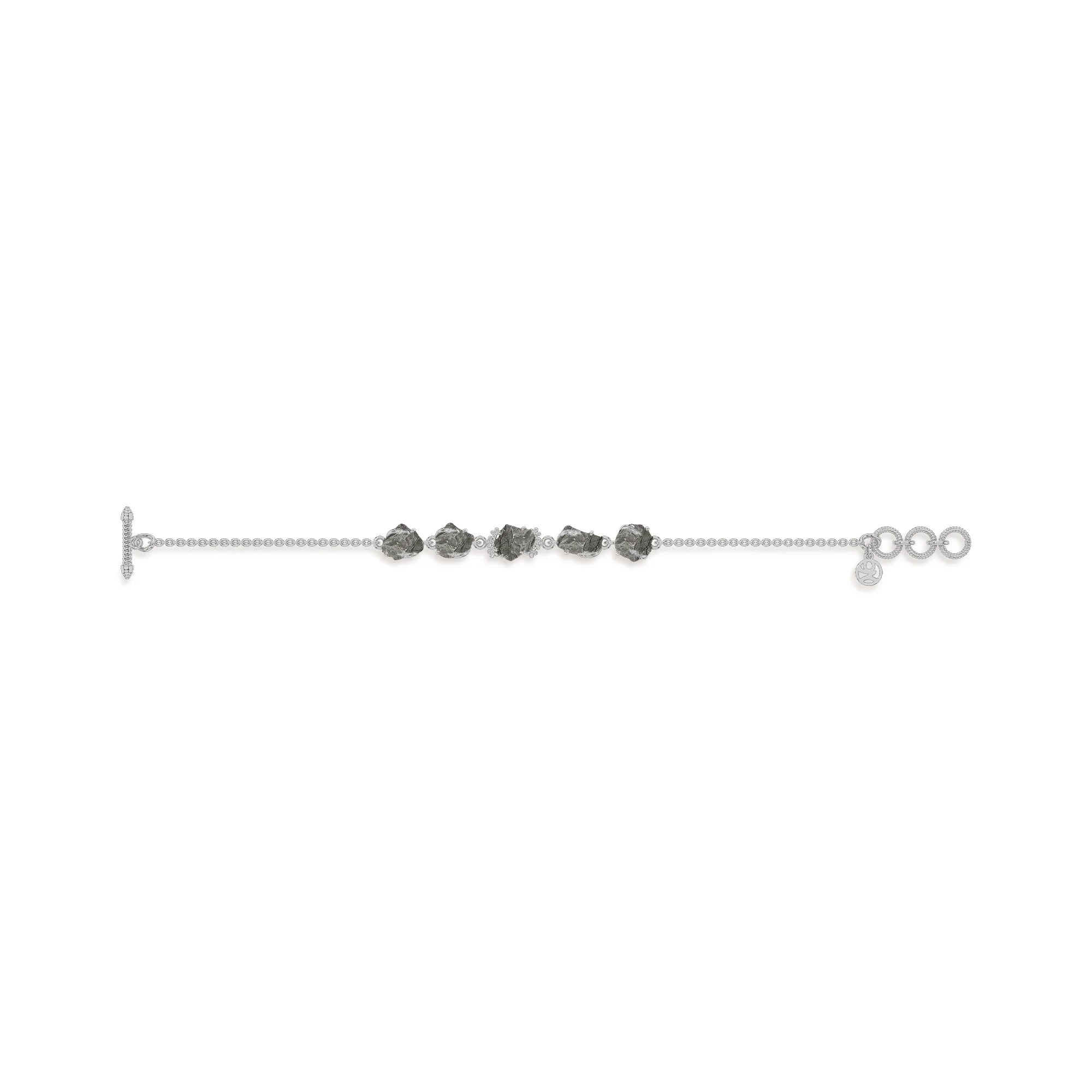 meteorite rough bracelet