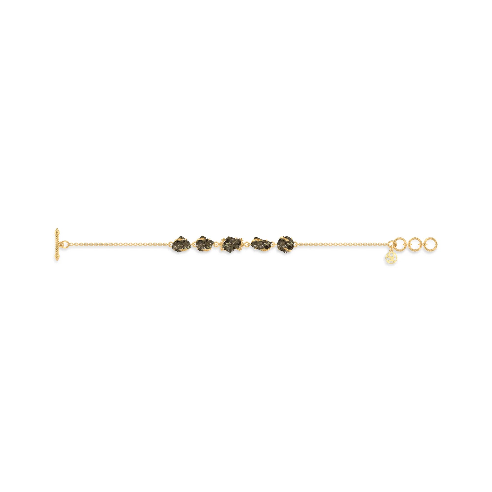 pyrite rough bracelet