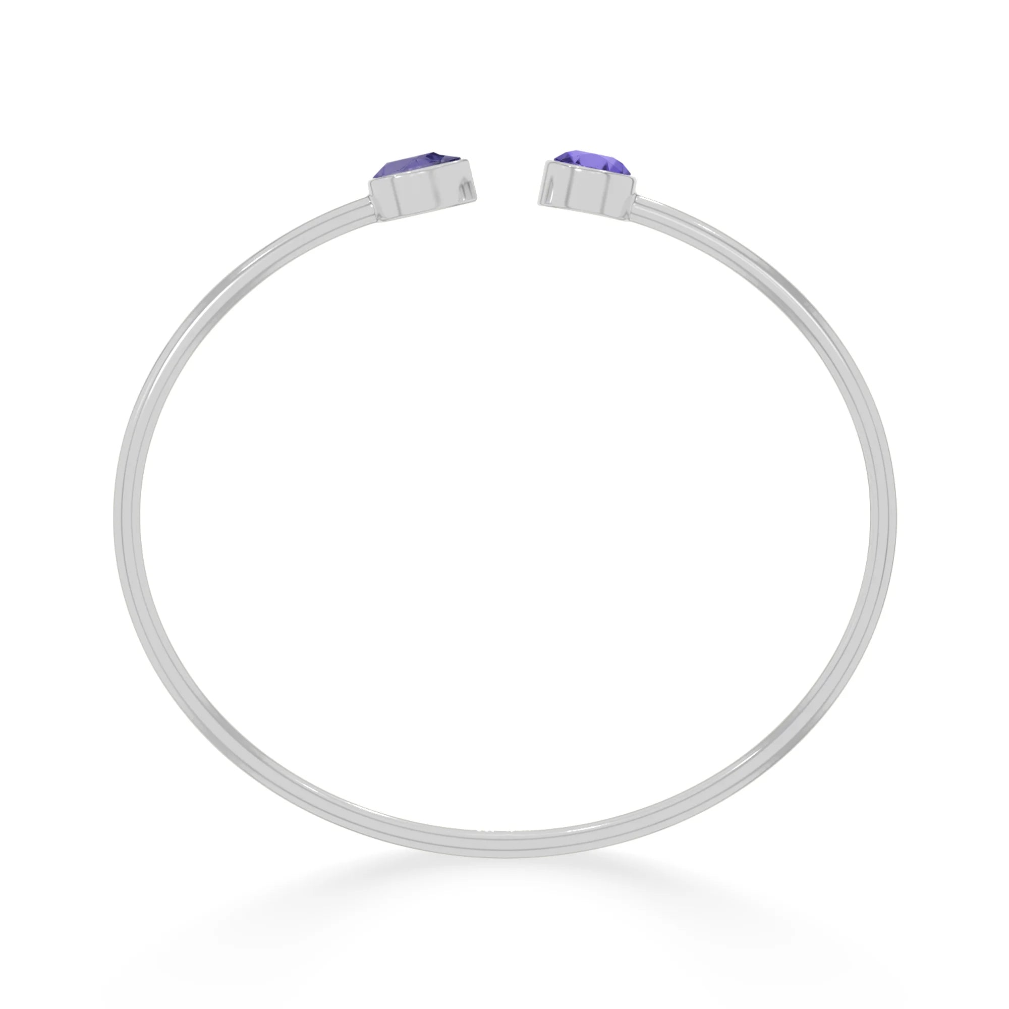 tanzanite cut bracelet