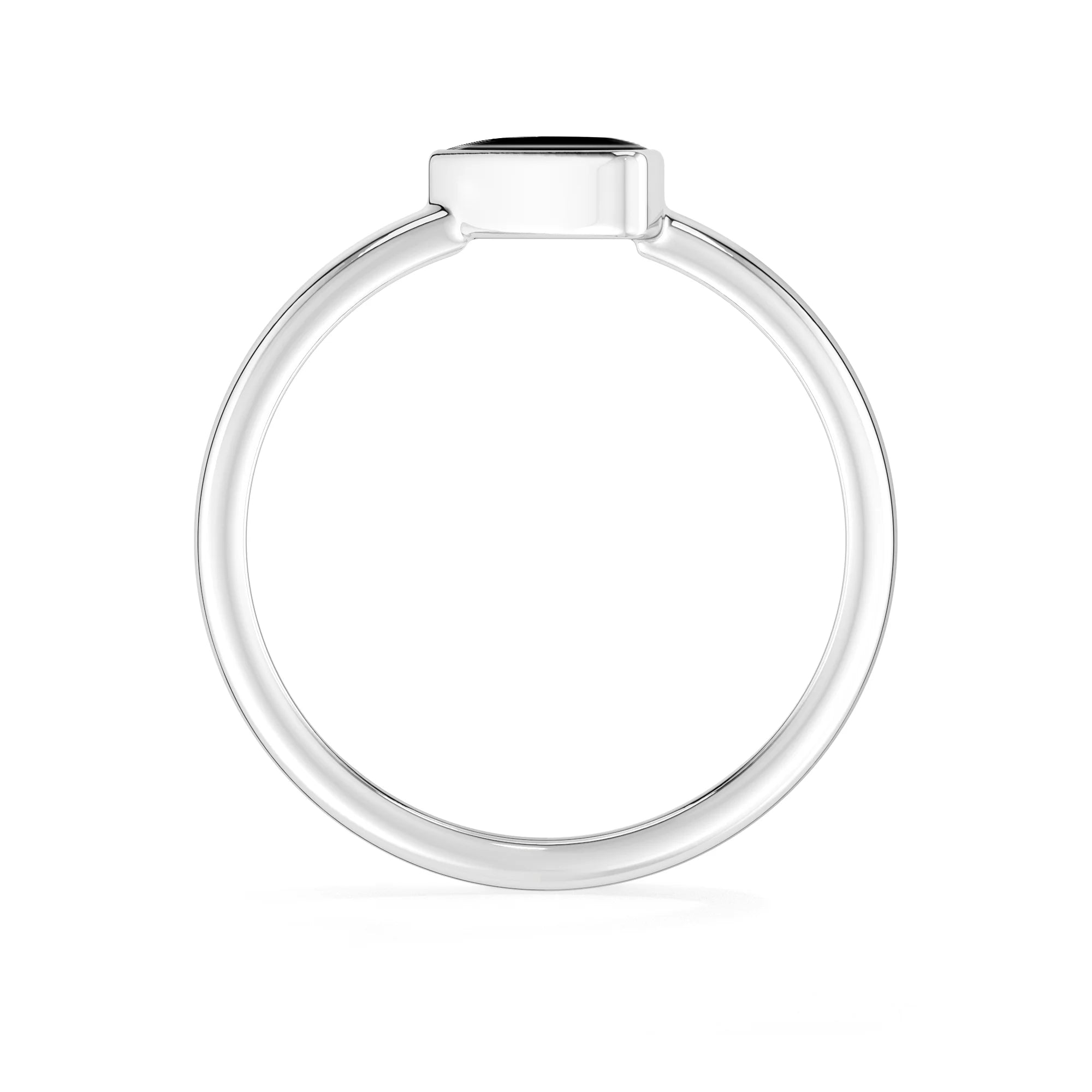 black-onyx bezel-set ring