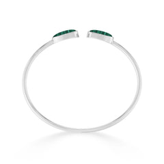 malachite cab bracelet